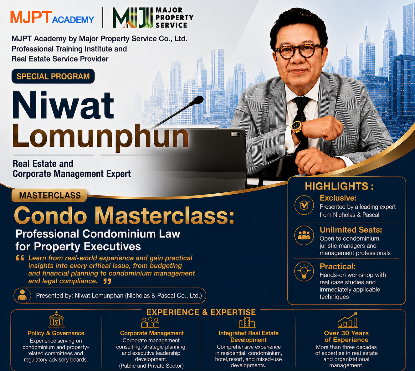 Condo Masterclass เจาะลึกกฎหมายอาคารชุดฉบับผู้บริหารมืออาชีพ